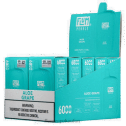 FLUM PEBBLES 6000 Züge 10 Packungen Aloe-Traube F62X83 Flum Vape Store