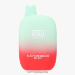 FLUM PEBBLES 6000 Züge Aloe-Wassermelonen-Spritzer F62X84 Flum Puff Count