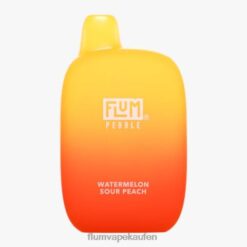 FLUM PEBBLES 6000 Züge Wassermelone, saurer Pfirsich F62X886 Flum Pebble Vape