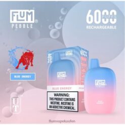 FLUM PEBBLES 6000 Züge blaue Energie F62X812 Flum Vape Store