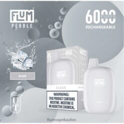 FLUM PEBBLES 6000 Züge klar F62X822 Flum Puff Count